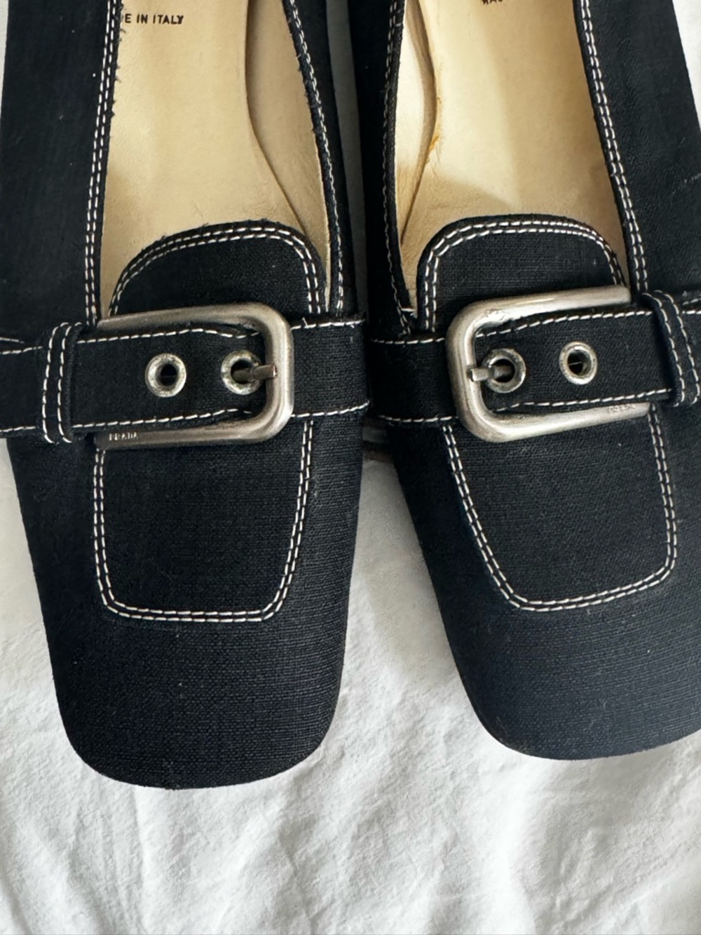 Prada Women’s Black Buckle Loafer - Picture 2 of 5